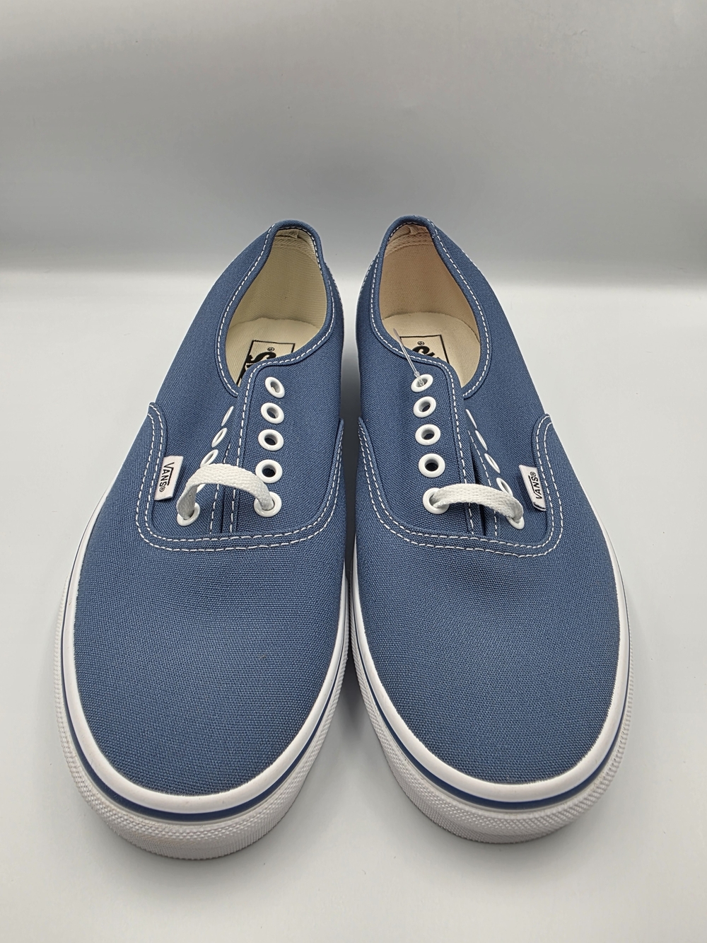 Vans Authentic Canvas Sneakers in Blue with White Trim